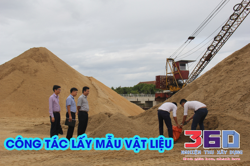 Hướng dẫn công tác lấy mẫu thí nghiệm vật liệu xây dựng