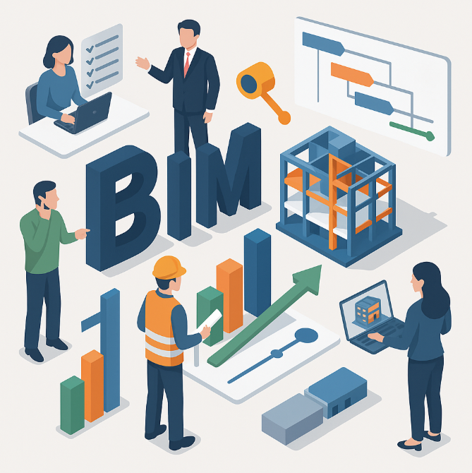 Tiến Độ Huy Động Nhân Sự BIM và Tổ Chức Triển Khai BIM Hiệu Quả Trong Hồ Sơ Dự Thầu