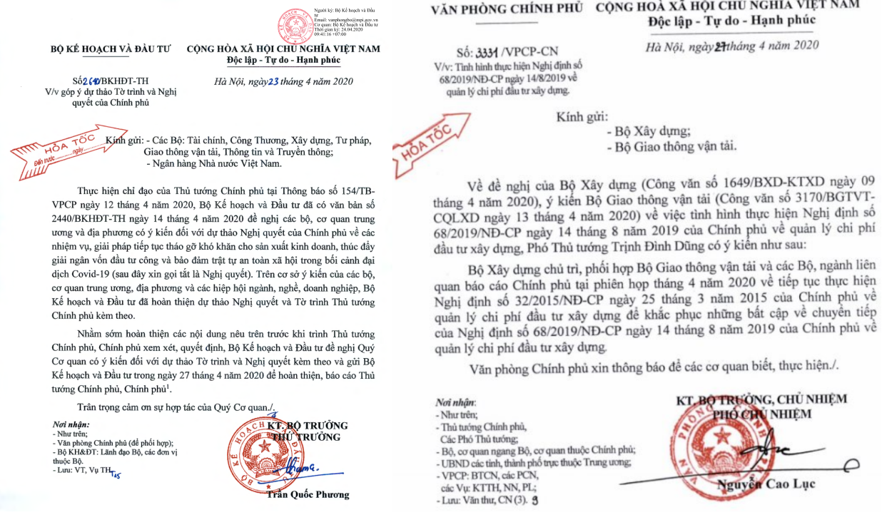 Van bản hổ tốc về Nghị định 68-2019-nd-cp