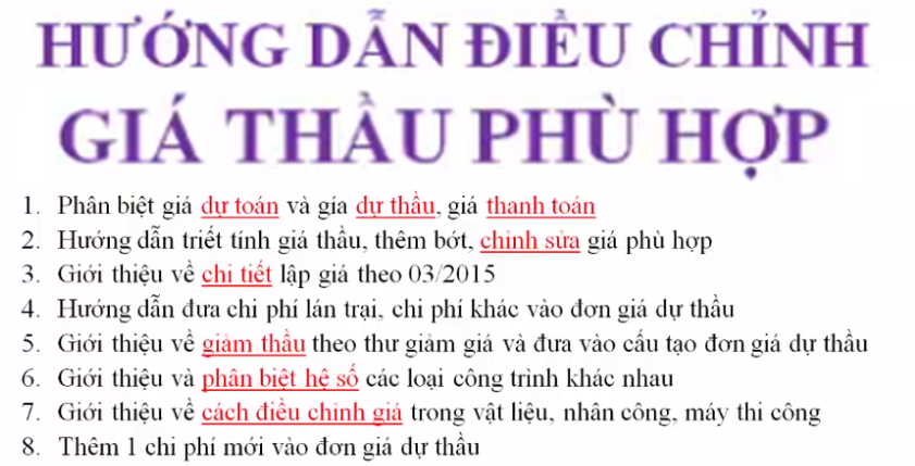 9 vấn đề cần nắm để phân biệt giá dự toán, giá dự thầu và các chú ý trong giá thầu