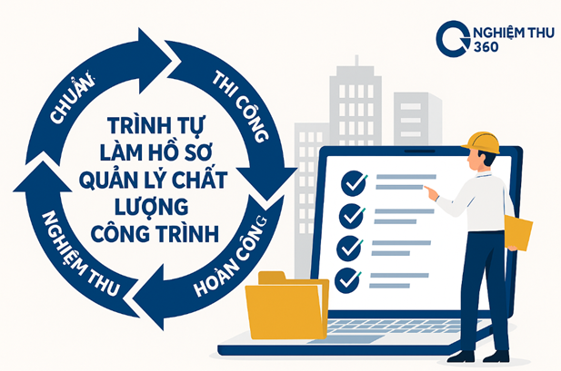 Trình tự làm hồ sơ quản lý chất lượng công trình từ A đến Z