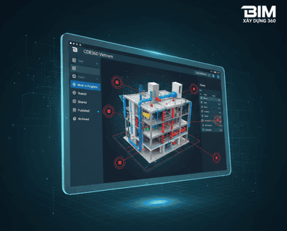 Giao diện điều phối và quản lý CDE trên phần mềm CDE360 Việt Nam.