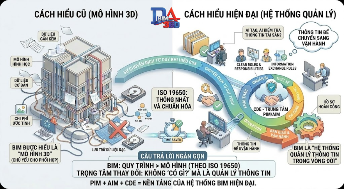 BIM ngày nay cần hiểu như thế nào