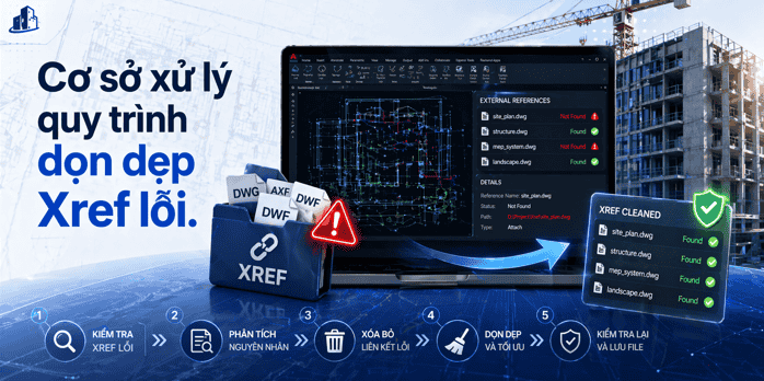 Cơ sở xử lý quy trình dọn dẹp Xref lỗi.