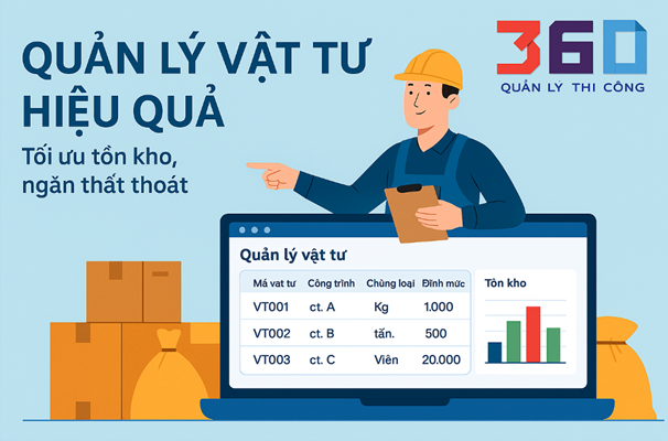 Quản lý vật tư hiệu quả Sống còn cho nhà thầu xây dựng