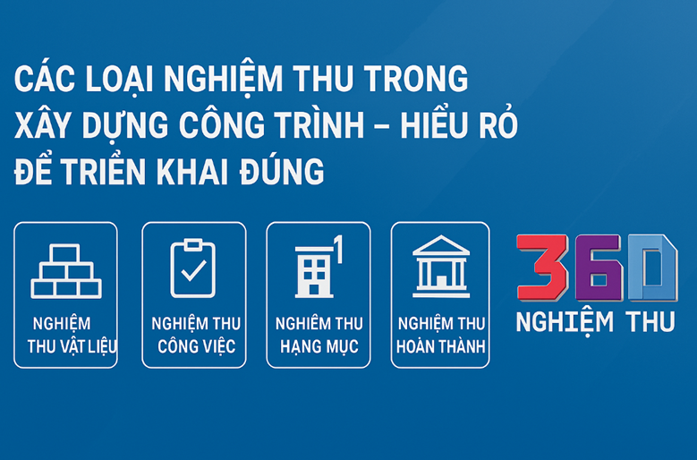 Các loại nghiệm thu trong xây dựng công trình Hiểu rõ để triển khai đúng