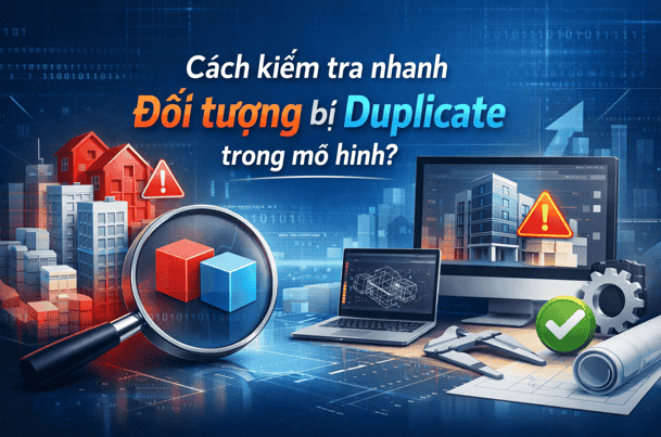 Cách kiểm tra nhanh đối tượng bị Duplicate trong mô hình?