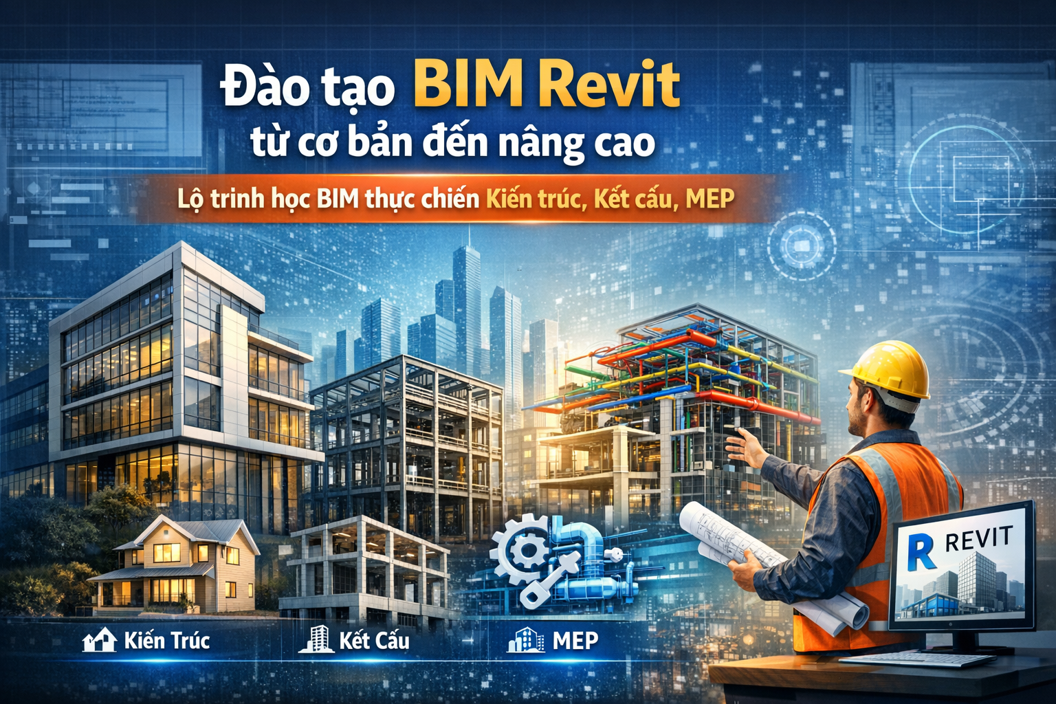 Đào Tạo BIM Cấp Chứng Chỉ 2026 | BIM Manager, Coordinator, Modeler - ĐH Xây Dựng & Thủy Lợi |BIM 360
