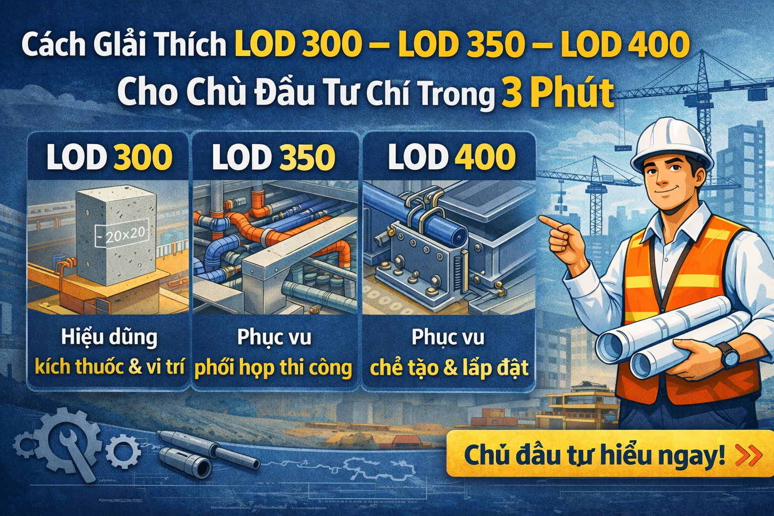 5 Dấu Hiệu Cảnh Báo Dự Án Đang Yêu Cầu LOD Sai Trong BIM