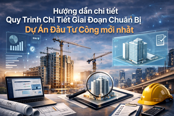 Hướng dẫn chi tiét Quy Trình Chi Tiết Giai Đoạn Chuẩn Bị Dự Án Đầu Tư Công mới nhất