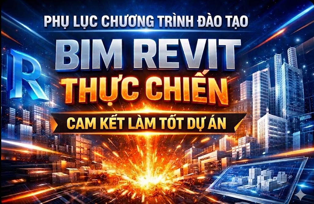 PHỤ LỤC CHƯƠNG TRÌNH ĐÀO TẠO BIM REVIT THỰC CHIẾN CAM KẾT LÀM TỐT DỰ ÁN