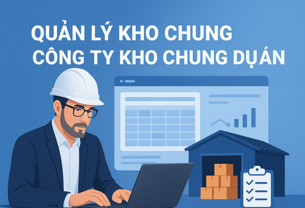 Hướng dẫn Quản lý kho chung công ty kho chung dự án Trên phần mềm Quản lý thi công 360
