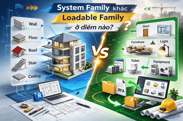 System Family khác Loadable Family ở điểm nào?