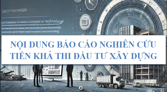 Nội dung Báo cáo nghiên cứu tiền khả thi đầu tư xây dựng