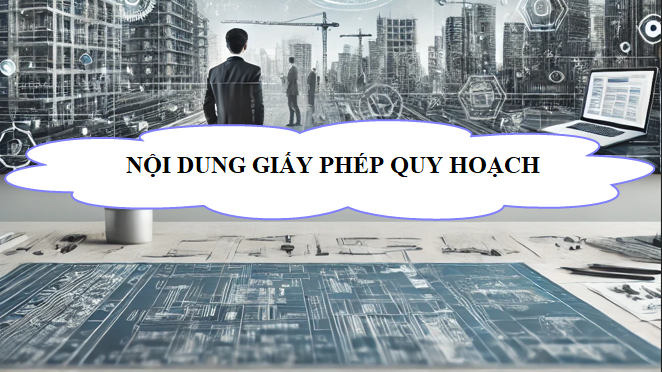 Nội dung giấy phép quy hoạch