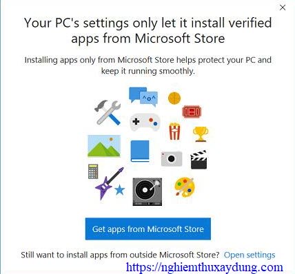 Hướng dẫn cách cài đặt app bên ngoài Microsoft store trong win 10 để cài phần mềm ngoài vào